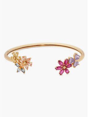 Kate Spade First Bloom Open Hinge Cuff Bracelet